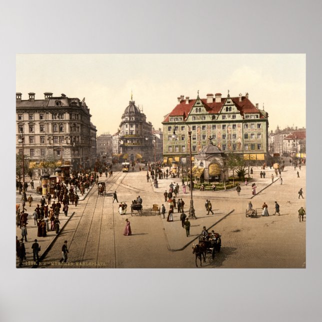 München Karlsplatz (Stachus) Poster (Framsidan)