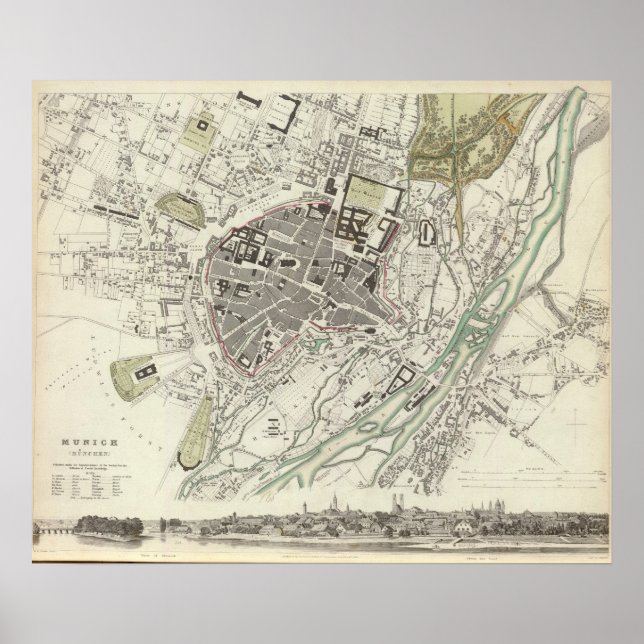 München Muenchen Poster (Framsidan)