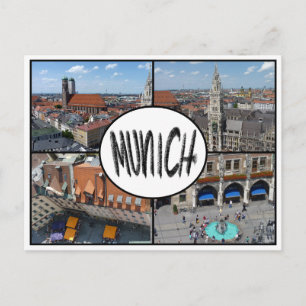 München Multiview Vykort