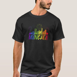 München Pride Skyline Pride Parad München T Shirt