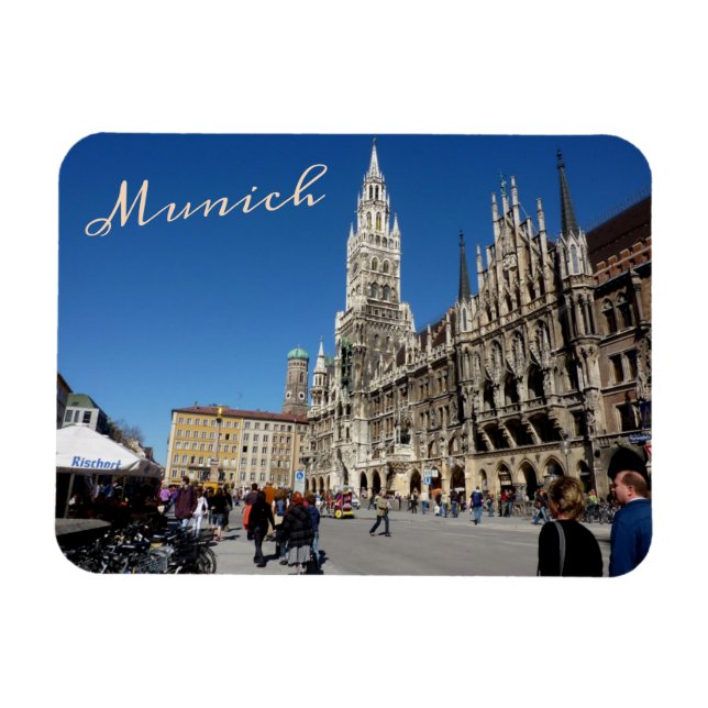 München Square (Marienplatz) Magnet (Horisontell)