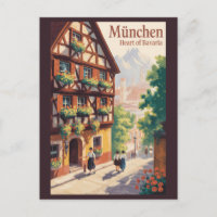 München Tyskland Bayern Illustration Resa Konst