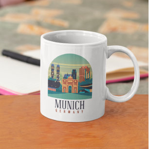 München Tyskland Canvas Kaffemugg