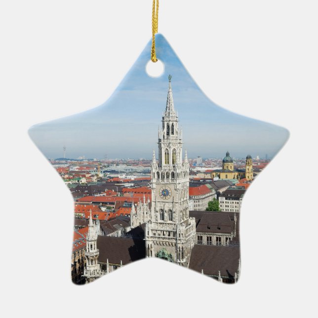 München, Tyskland Julgransprydnad Keramik (Framsidan)