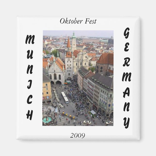 München Tyskland, Magnet (Framsidan)