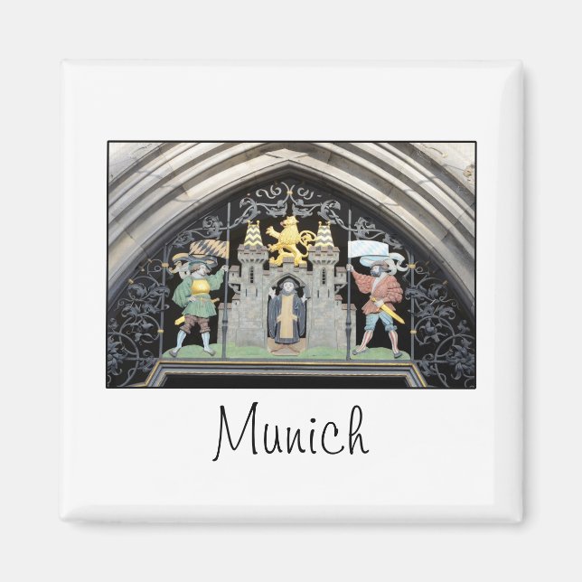 München, Tyskland Magnet (Framsidan)
