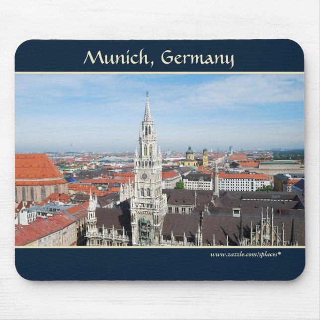 München, Tyskland Mousepad Musmatta (Framsidan)