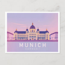 München Tyskland Pastel Travel Design