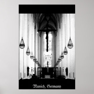 München, Tyskland Poster