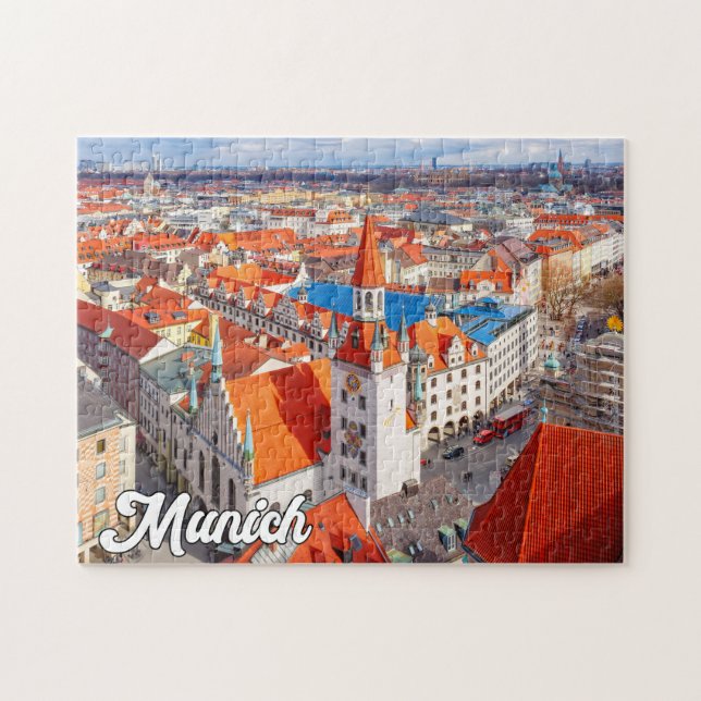 München, Tyskland Pussel (Horisontell)