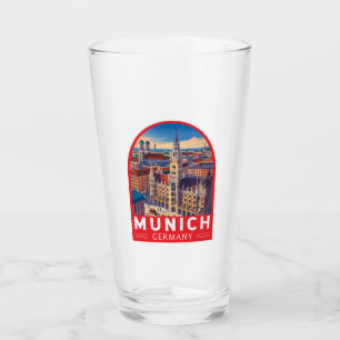 München Tyskland Resa Konst Emblem Glaskopp
