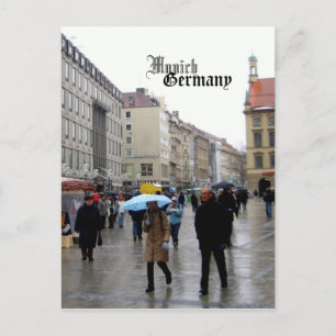München Tyskland Travel Souvenir Vykort