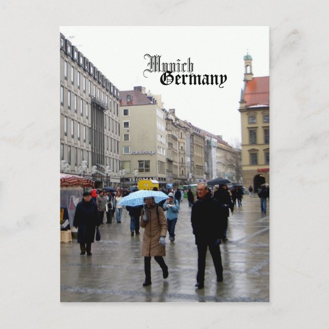 München Tyskland Travel Souvenir Vykort (Framsida)