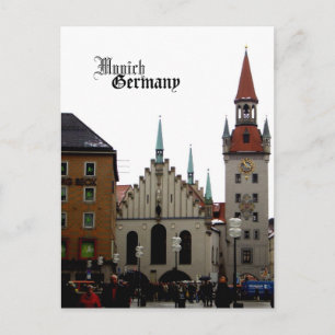 München Tyskland Travel Souvenir Vykort