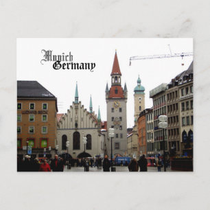 München Tyskland Travel Souvenir Vykort