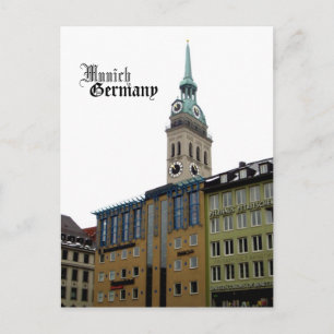 München Tyskland Travel Souvenir Vykort