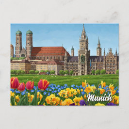 München Tyskland Travel Vykort