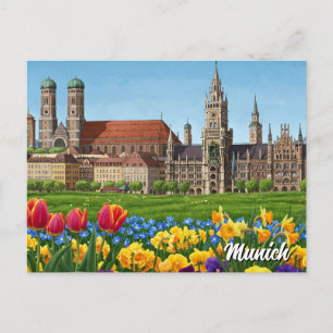 München Tyskland Travel Vykort