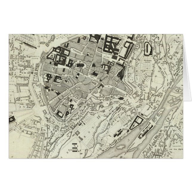 München, Tysklandare Hälsningskort (Framsidan Horizontal)