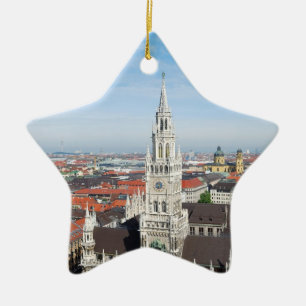 München, Tysklandare Julgransprydnad Keramik