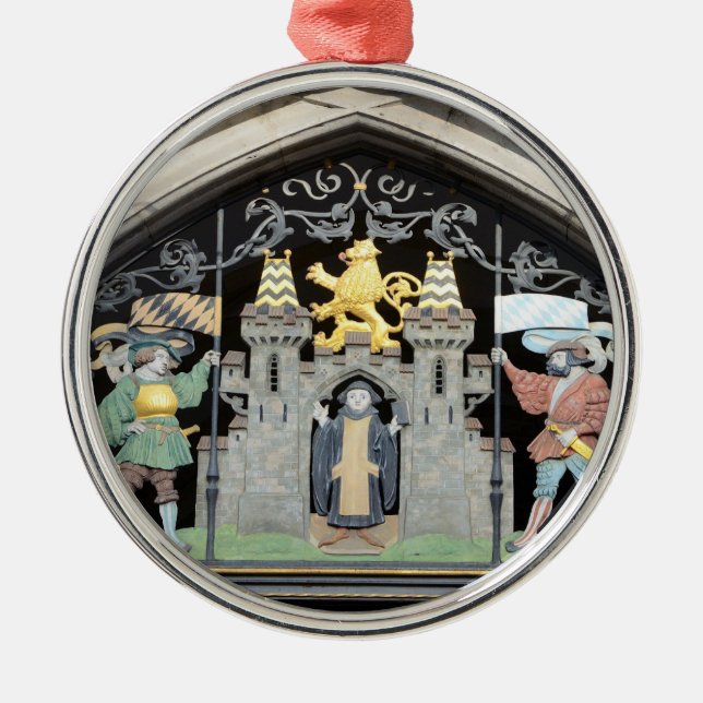 München, Tysklandare Julgransprydnad Metall (Framsidan)