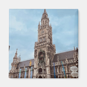 München, Tysklant färgat Europa Magnet