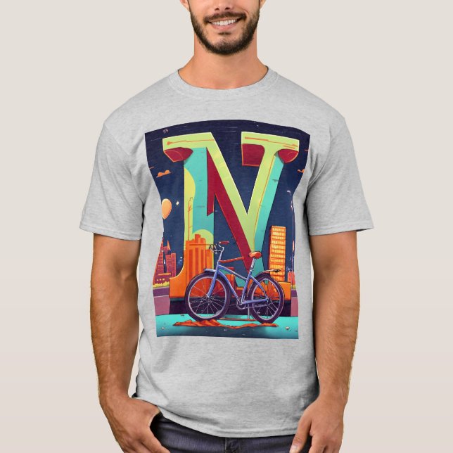 MÜNCHEN: Vibrant Pop Art Stil Tee (Framsida)
