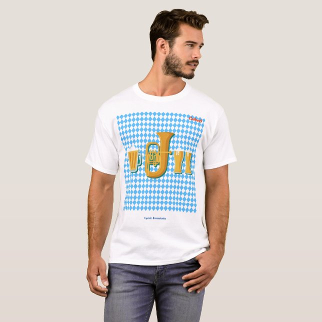 Münchenölfest bayerskt utseende t shirt (Hel framsida)