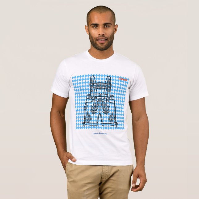 Münchenölfest bayerskt utseende t shirt (Hel framsida)