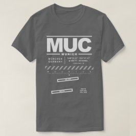 Münchens flygplats MUC T-Shirt