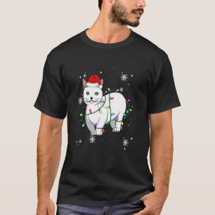 Munchkin Cat jul Ljus julklapp jultomten T Shirt