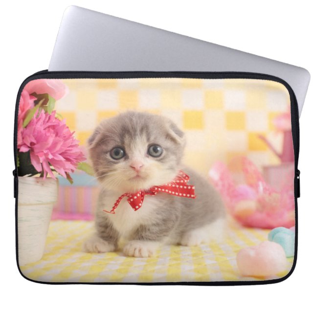 Munchkin kattunge laptop fodral (Framsidan)