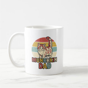 Munchkin Pappa Retro Kattälskare Vector T-Shirt De Kaffemugg