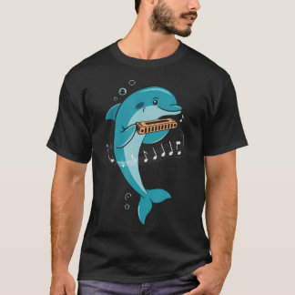 Munchkins spelar munspel Djur Musikinstrument Jazz T Shirt