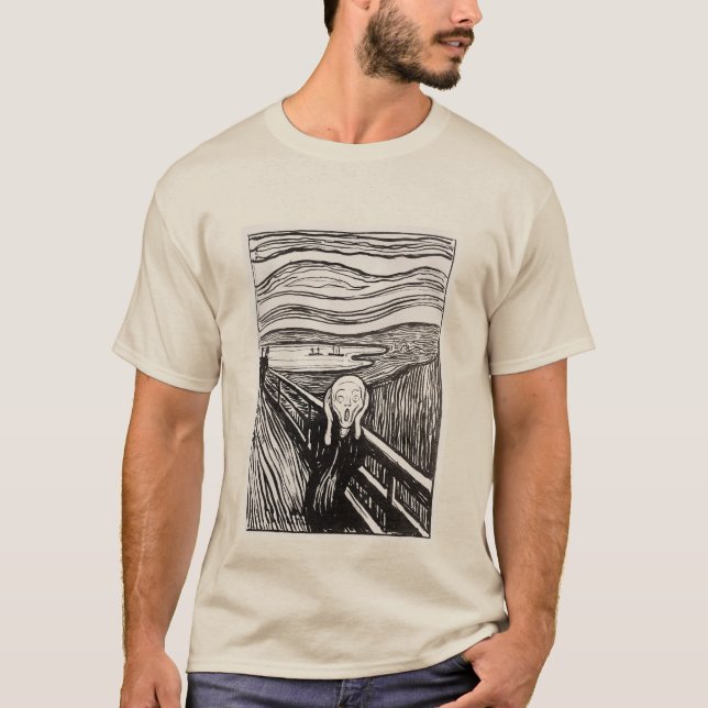 Munchs Skriet 2 T Shirt (Framsida)