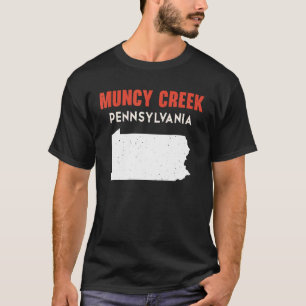 Muncy Bäck Pennsylvania USA State America Travel T Shirt