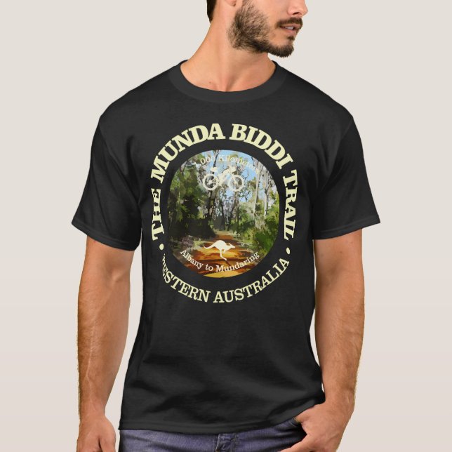 Munda Biddi Trail (cykling C) T Shirt (Framsida)