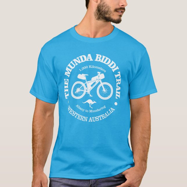 Munda Biddi Trail (cykling) T Shirt (Framsida)
