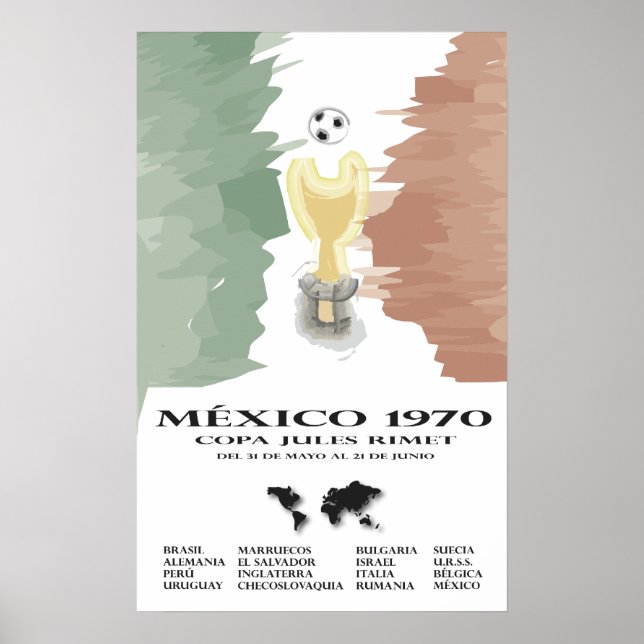 Mundial Mexico 70 Poster (Framsidan)