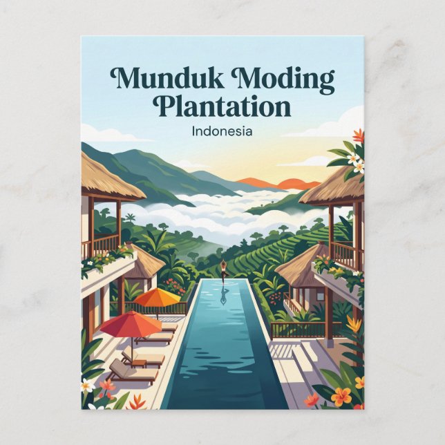 Munduk Moding Plantation Nature Resort & Spa Vykort (Framsida)