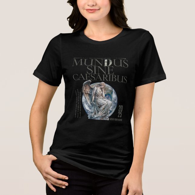 Mundus Sine Caesaribus T-shirt | Den Bästa Utgåvan (Framsida)