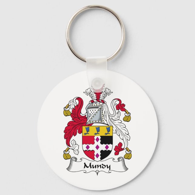 Mundy Family Crest Nyckelring (Framsida)