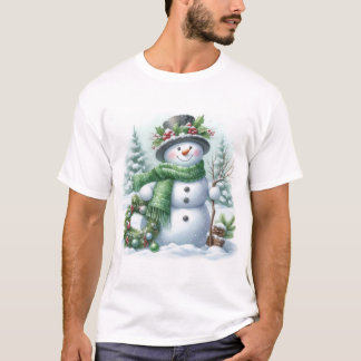 Muñeco de nieve t shirt