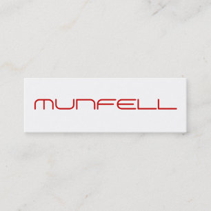 MUNFELL MINI VISITKORT