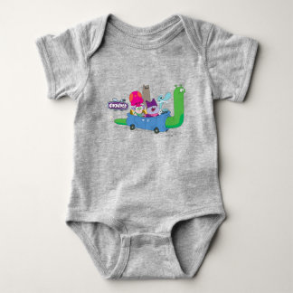 Mung, Chowder, Shnitzel och Truffles i Snigel Car T Shirt