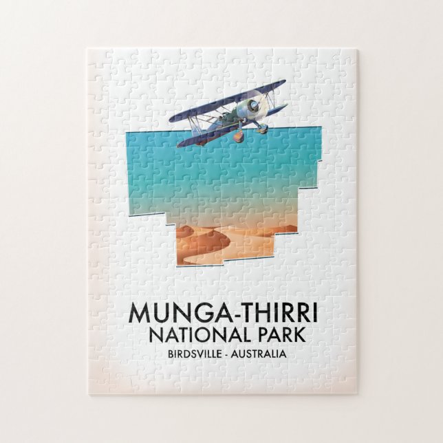 Munga-Thirri nationalpark Birdsville Australien Pussel (Vertikal)