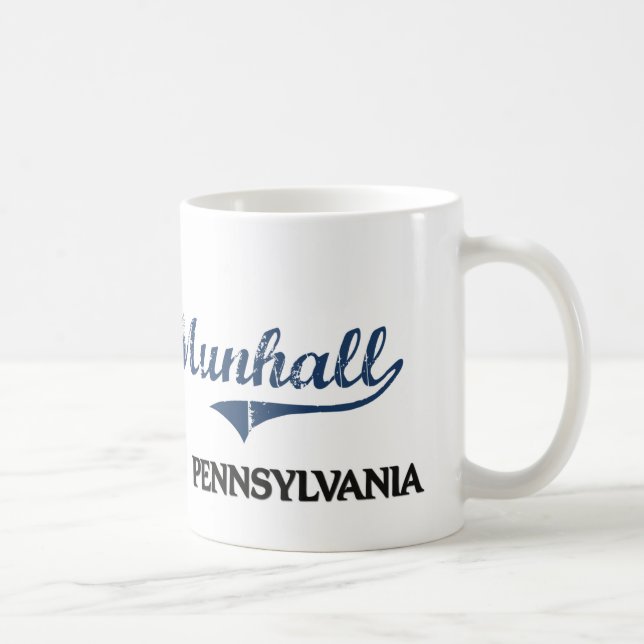 Munhall Pennsylvania stadsklassiker Kaffemugg (Höger)