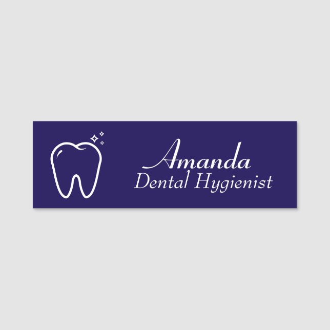 Munhygienist Namnbricka (Framsida)