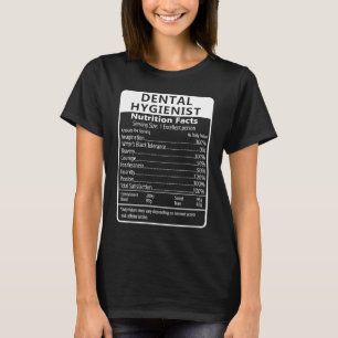 Munhygienist Näringsfakta Sarcastic T Shirt
