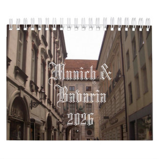 Munich & Bavaria 2026 Calendar Kalender